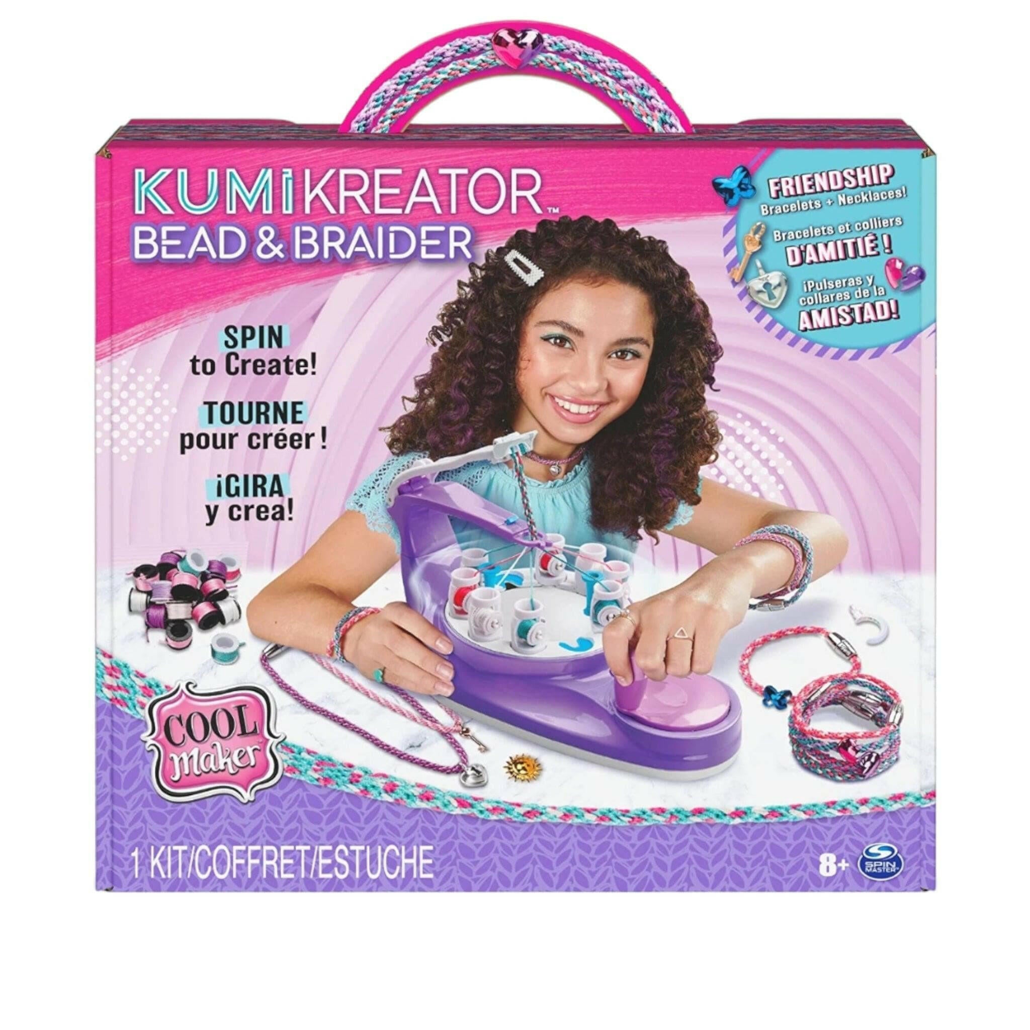 Arts And Crafts Bead & Braider Necklace Making Kit Kumi Kreator