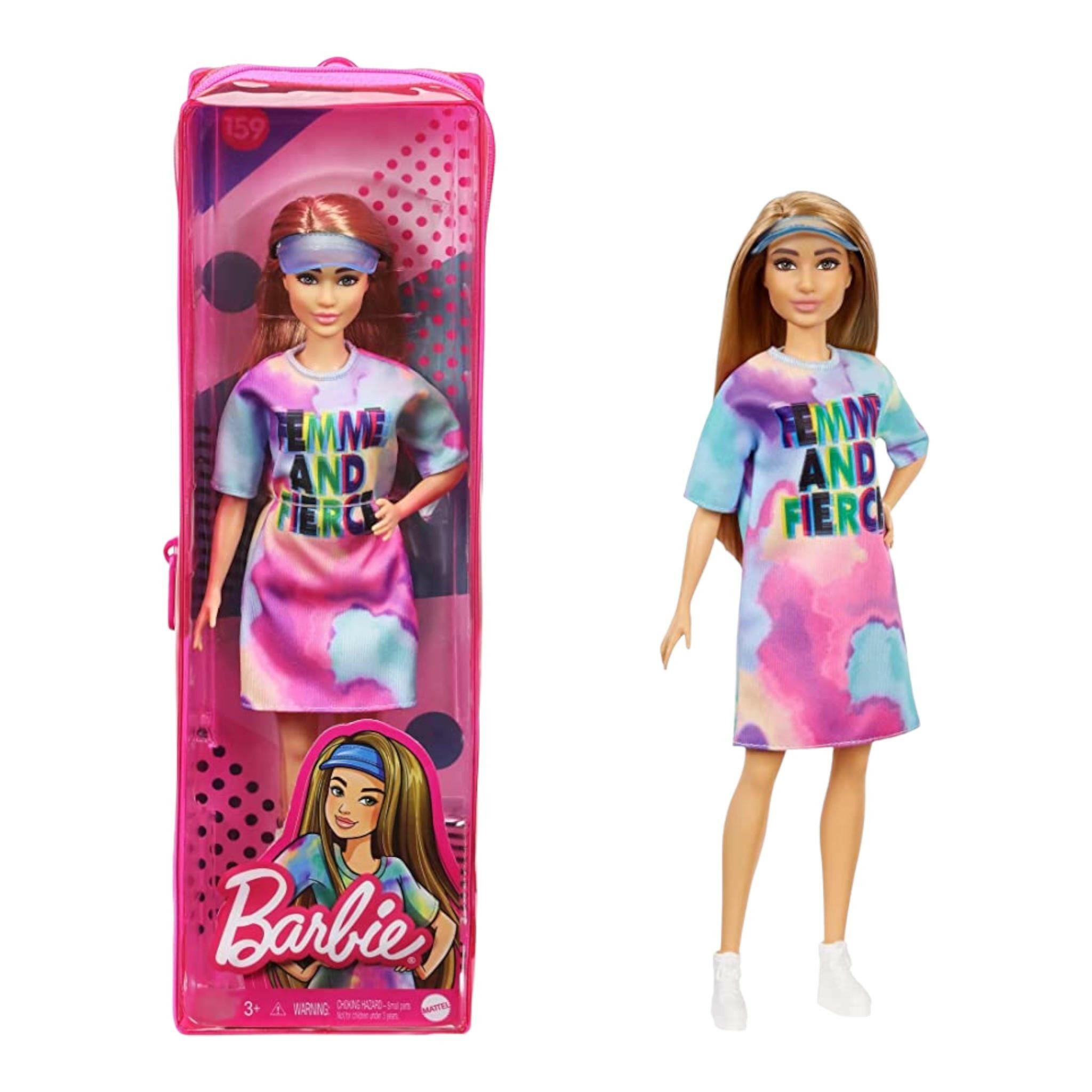 Barbie Fashionistas Doll 159 Mattel Light Brown Hair Wearing T-Shirt