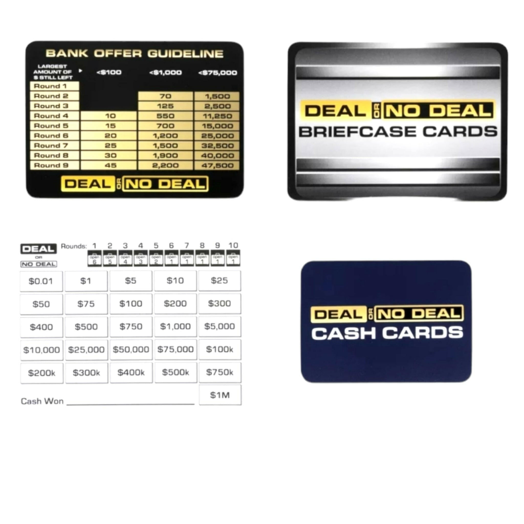 Deal or No Deal Card Game