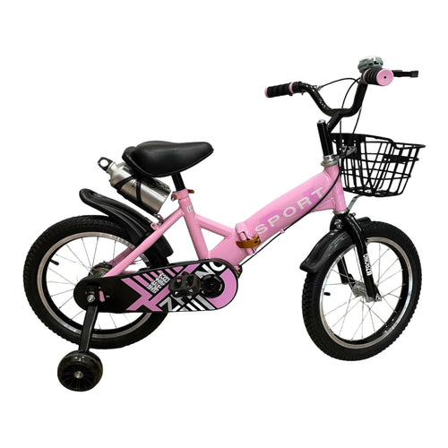 Pink foldable hot sale bike