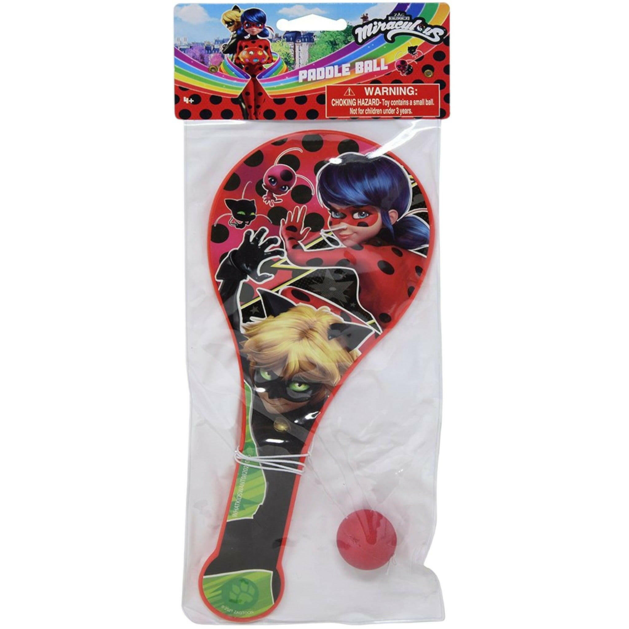 Ladybug Miraculous Paddle Ball