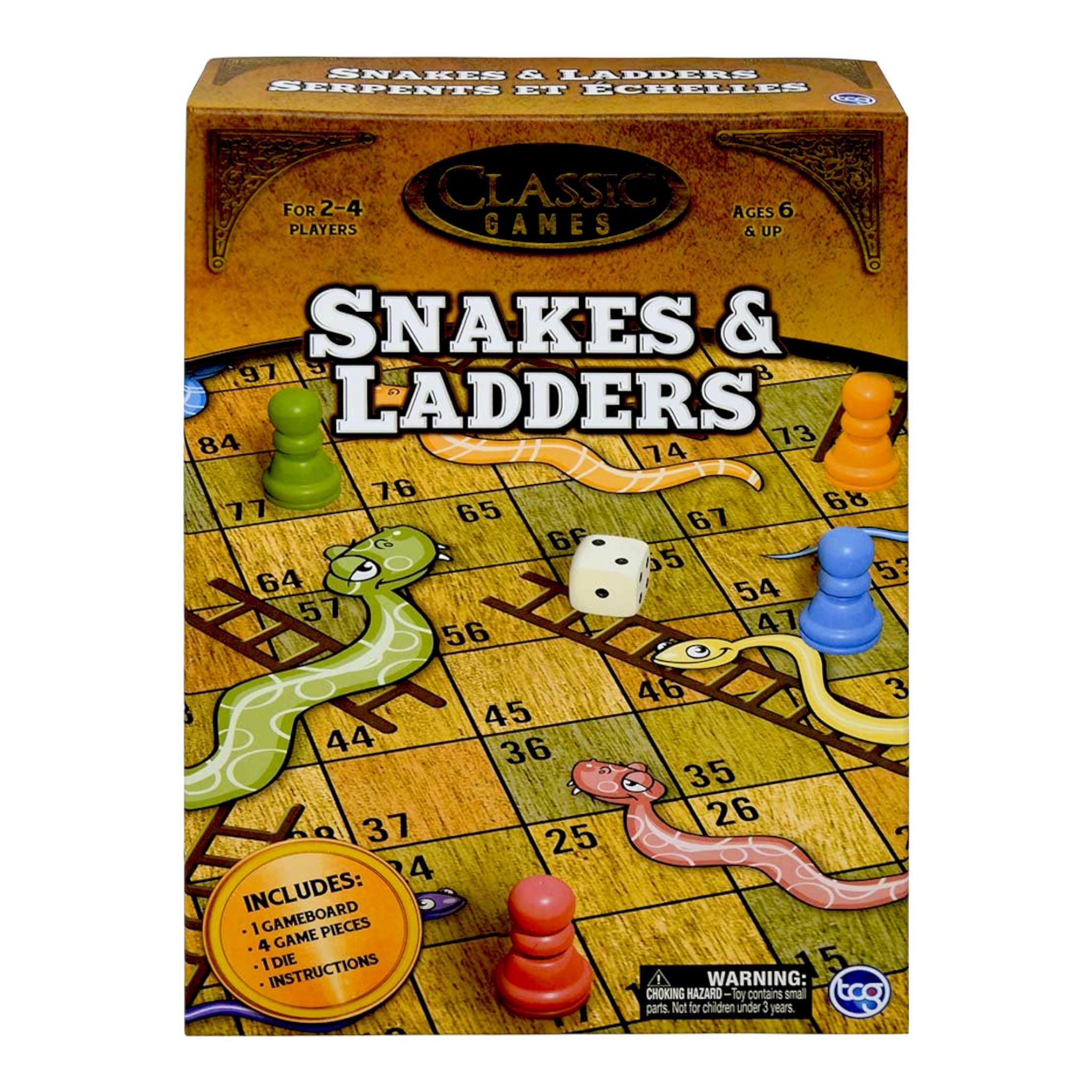 Snakes And Ladders Game Classic Board Game