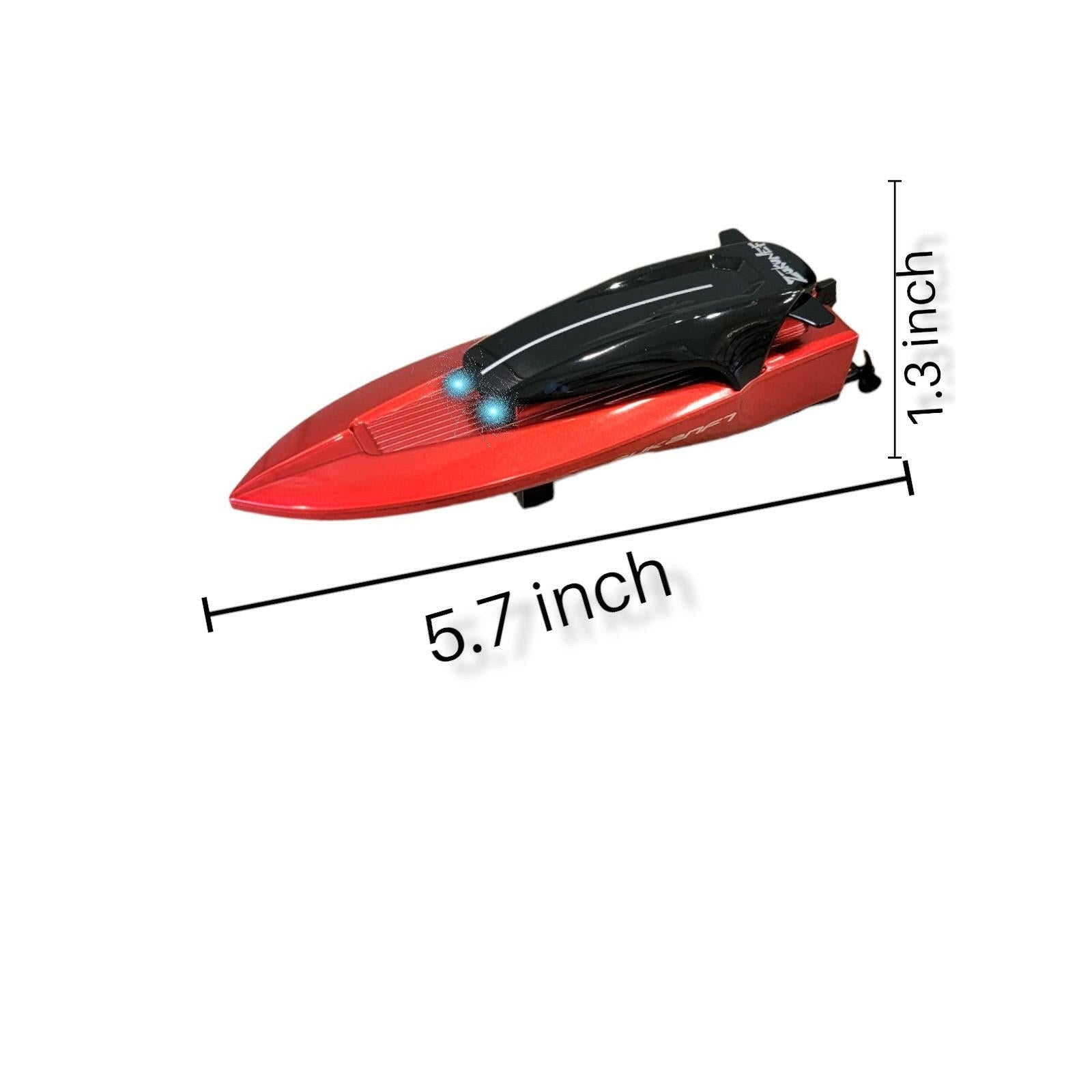 Speed Boat Mini Wireless Remote Control for Kids (Red)