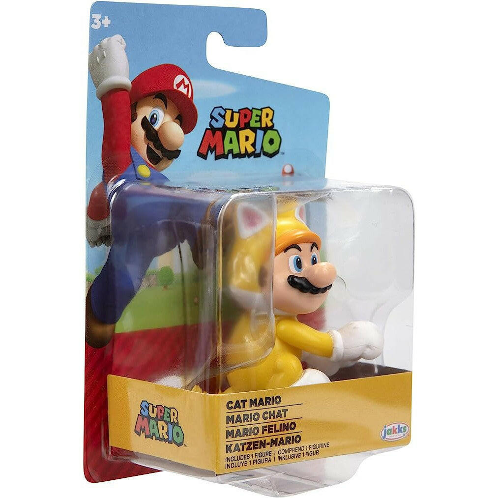 World of Nintendo Super Mario Cat Mario Action Figure with Super