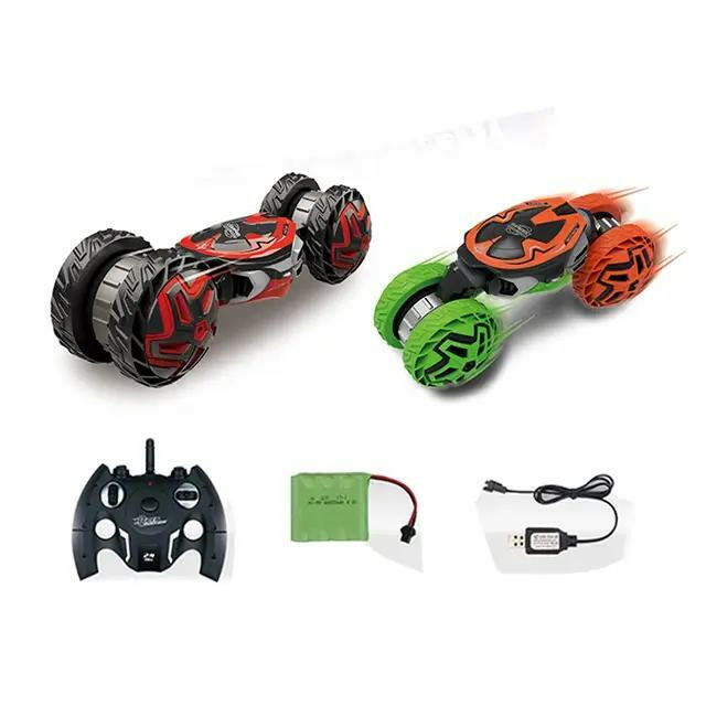 Tumbler Stunt Car With Remote Control USB 4.8 Battery Off Road Vehicle Toy