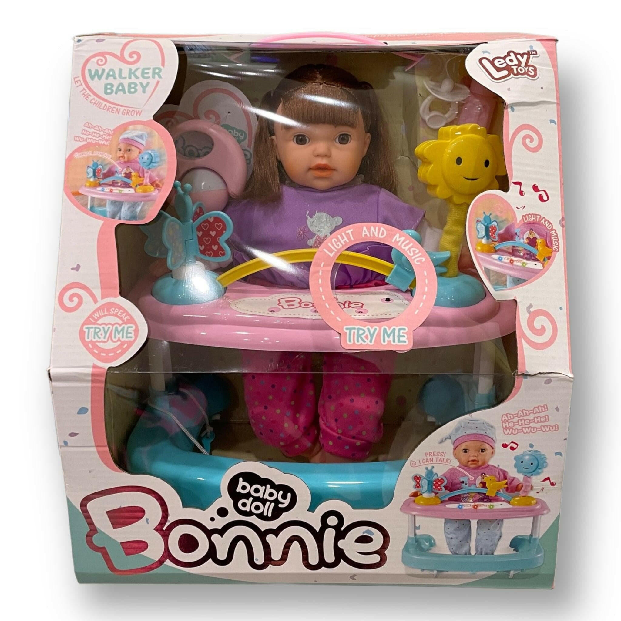 14 Inch Baby Girl Doll Bonnie With Walker Touch Control Operations