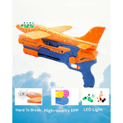 5 in 1 Foam Airplane Launcher and Foam Ball Bullet Blaster Toy Set